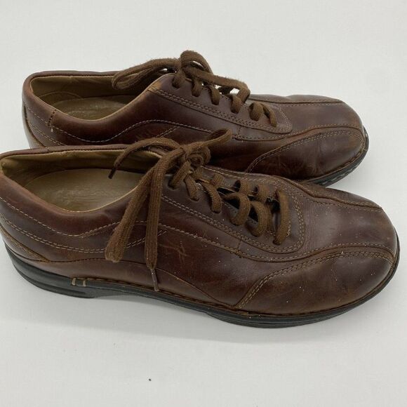 L.L. Bean Shoes Sz 10.5 Brown Derby Oxfords Leather Men main image 7